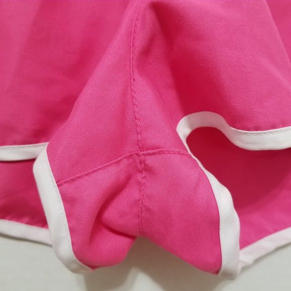 Xhilaration shorts Large running athletic workout tuxedo stripe pull on waist - Picture 8 of 15